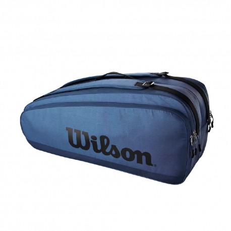 Bolso Raquetero Tenis Wilson Ultra V4 Tour 6PK Azul